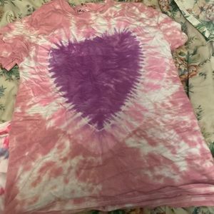3 tie die shirts all different sizes wore twice or less